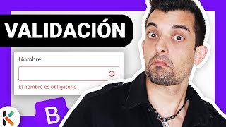 💜 Como VALIDAR un FORMULARIO en Bootstrap 5 [upl. by Raclima]