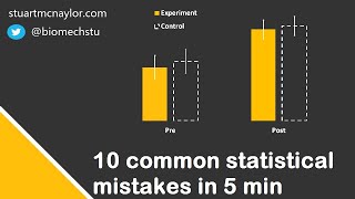 Ten Statistical Mistakes in 5 Min [upl. by Aretak916]