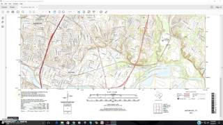 Finding Latitude and Longitude on a Topographic Map [upl. by Verna]