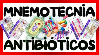 ANTIBIÓTICOS MECANISMO DE ACCIÓN  MNEMOTECNIA ANTIBIÓTICOS  GuiaMed [upl. by Narra517]