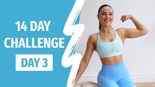 14 DAY FITNESS CHALLENGE  Day 3 HIIT [upl. by Ynnaf]