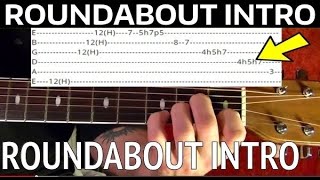 Roundabout Intro  Yes  Guitar Lesson WITH TABS [upl. by Eelibuj312]