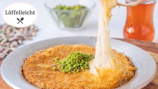 Künefe  Knafeh  Türkische Süßspeise mit Engelshaar und Mozzarella [upl. by Iraj]