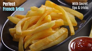 ఫ్రెంచ్ ఫ్రైస్How to make perfect french fries at home by vismai foodFrench fries recipe in telugu [upl. by Amles]