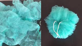 Easily Repair Your Bathroom Loofah  Mesh bath  Shower Sponge [upl. by Deehan]