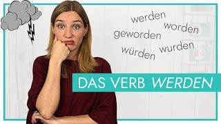 Das Verb quotwerdenquot  Vollverb Passiv Futur und Konjunktiv II [upl. by Anaj375]