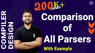 Lec32 Comparison of all Parsers in Compiler Design [upl. by Anerda931]