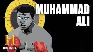 Drawn History The Story of Muhammad Ali  History [upl. by Ruomyes]