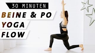 Yoga Beine und Po  Effektives Workout für einen knackigen Hintern [upl. by Guadalupe51]