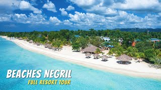 Beaches Negril Jamaica  Complete Resort Walkthrough Tour amp Review 4K  2021 [upl. by Lindeberg49]