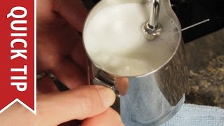 How to AutoFroth Milk for Lattes [upl. by Sawyere277]