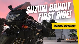 SUZUKI BANDIT FIRST RIDE amp REVIEW [upl. by Marian]