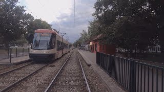 Tramwaje Gdańsk 2019 Linia 6 Jelitkowo  Łostowice CABVIEW [upl. by Nylodnew759]