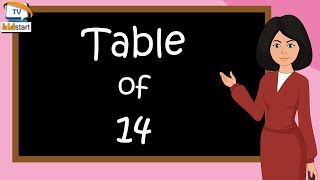 Table of 14  Rhythmic Table of fourteen  Learn Multiplication Table of 14 x 1  14  kidstartv [upl. by Corsiglia712]