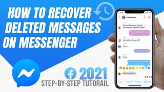 How to Recover Deleted Messages on Messenger 2021 Retrieve FB Messages [upl. by Lynden]