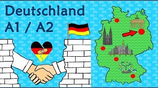 Deutsch A1  A2 Deutschland  Geographie amp Kultur  Learn German Geography amp Culture in Germany [upl. by Fox]