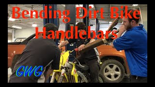 Bending Dirt Bike Handlebars [upl. by Nolra]