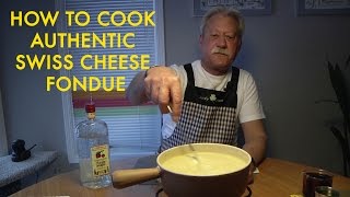 How to Make a Swiss Gruyere Cheese Fondue [upl. by Minetta]