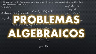 PROBLEMAS ALGEBRAICOS RESUELTOS [upl. by Harland]