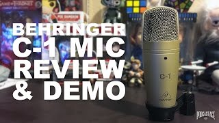 Behringer C1 Condenser Mic Review  Test [upl. by Pomeroy]