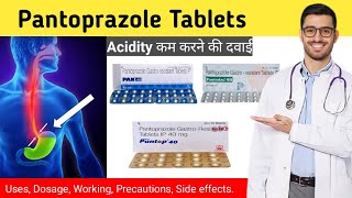 Pantoprazole 40 mg hindi  Pantoprazole tablet uses in hindi  Pan 40 tablet [upl. by Zack]