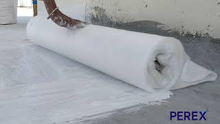 Perex Waterproofing Solutions  Acrylic Elastomeric Polymer Waterproofing Application Process [upl. by Ver]