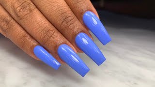 HOW TO Perfectly Apply Gel Polish Over Acrylic For Beginners BORN PRETTY [upl. by Laban]