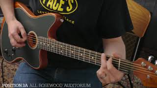 Fender American Acoustic Jazzmaster Demo [upl. by Jacques]