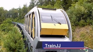 Hungerburgbahn Innsbruck  Funicular NORDKETTENBAHN  Station Congres  Alpenzoo  Hafelekar [upl. by Aehtorod]