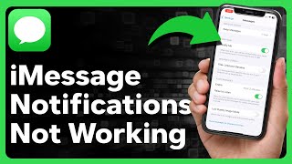 How To Fix iMessage Notifications Not Working [upl. by Annayat120]