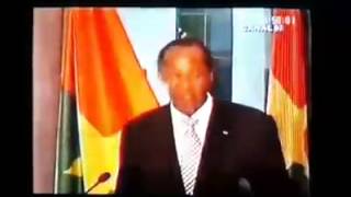 Décalration du President Blaise Compaoré [upl. by Maria262]