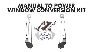 Manual to Power Window Conversion Kit [upl. by Croom117]