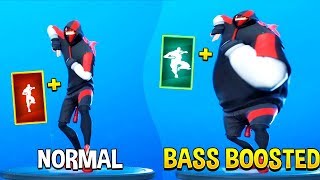 Best Fortnite Dances With Bass Boosted [upl. by Chee554]