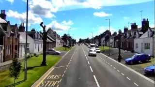 Ayr  Dumfries bus ride video part 2 New Cumnock  Thornhill [upl. by Jamel294]