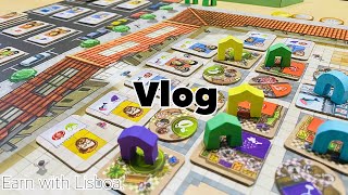 \Vlog商売上手を目指す『リスボア☆マーケット』っていうボードゲームを遊んだー🍣Board Game Mercado de Lisboa [upl. by Samuele]