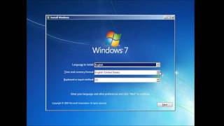 Formatting and Clean Install of Windows 7 [upl. by Ledeen]