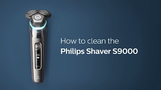 How to clean the Philips shaver S9000 [upl. by Roinuj]