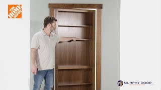 InSwing Murphy Door Installation HIDDEN DOOR [upl. by Powell]