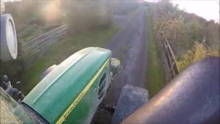 John Deere 7530 Premium  Drawing Maize GoPro  PURE SOUND [upl. by Ng]