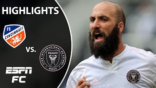 Gonzalo and Federico Higuain SHINE in Inter Miamis win vs FC Cincinnati  MLS Highlights  ESPN FC [upl. by Akeemat]