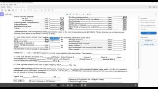 HOW TO COMPLETE AN APPLICATION FOR INDIGENT STATUS [upl. by Dajma]