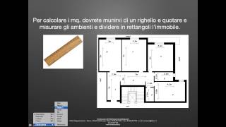 TUTORIAL CALCOLO METRI QUADRI COMMERCIALI [upl. by Ydner]