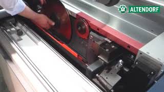 Altendorf How To Change a Blade [upl. by Nylrebmik325]