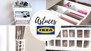 8 astuces de rangement spécial IKEA [upl. by Amsirak505]