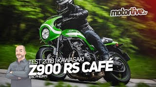 KAWASAKI Z900RS CAFÉ  TEST 2018 [upl. by Akemor]