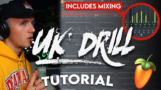 THE ULTIMATE UK DRILL TUTORIAL FOR 2022 Full Process  FL Studio 20 [upl. by Eiramnna1]