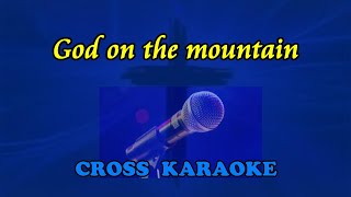 God on the mountain  karaoke with lyrics by Allan Saunders [upl. by Erdreid]