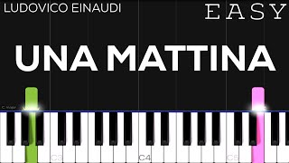 Ludovico Einaudi  Una Mattina The Intouchables  EASY Piano Tutorial [upl. by Saeger]