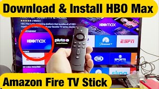 Fire TV Stick How to Download amp Install HBO Max App [upl. by Shipley930]