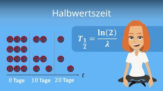 Halbwertszeit berechnen  einfach erklärt [upl. by Molton]